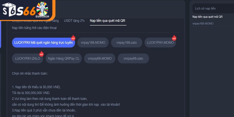 Một số ưu đãi đặc biệt dành cho hội viên khi nạp tiền S66